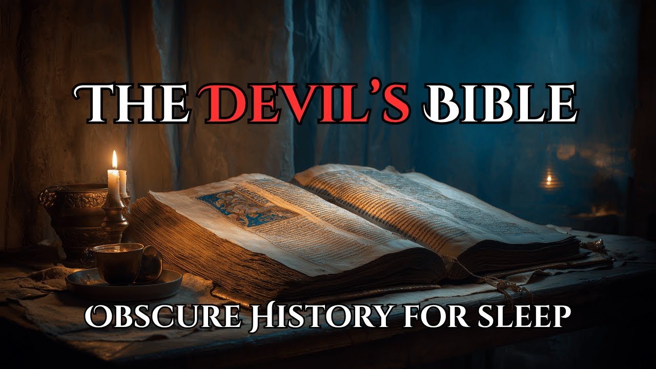 The Devil’s Bible: Secrets of the Codex Gigas | Obscure History for Sleep (Fire & Rain Ambience)