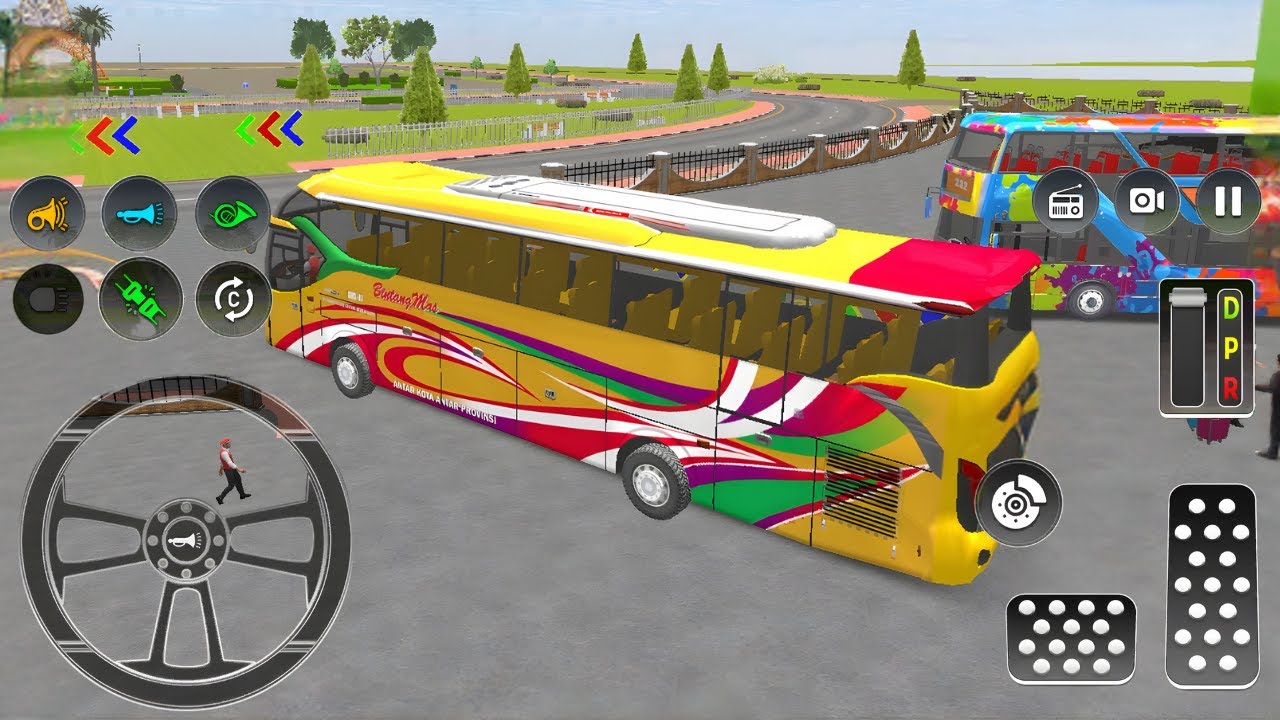 World Tour Bus Game - Realistic City Bus Simulator 3D - Android Gameplay