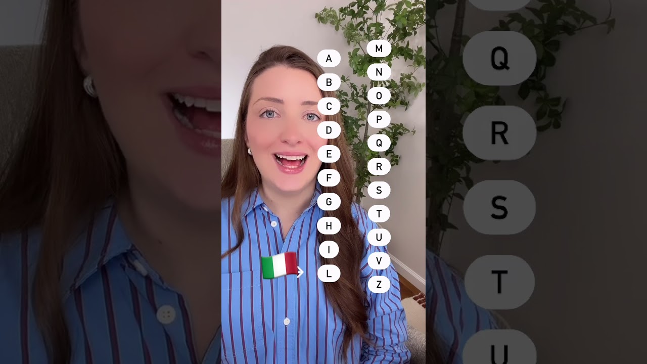 Learn the Italian alphabet #italy #italiaonline #english #ingles