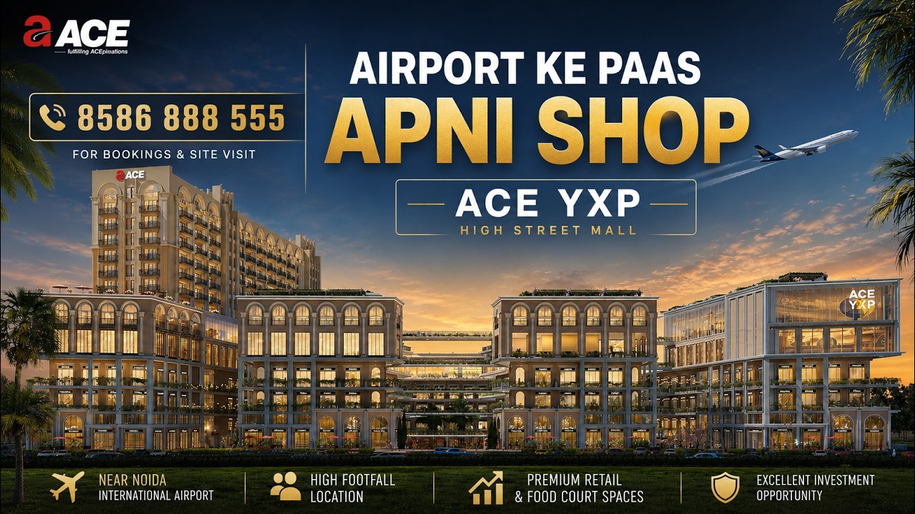 ACE YXP Sector 22D - 8586888555 Ultra Luxury Apartments Near Jewar Airport #YamunaExpressway