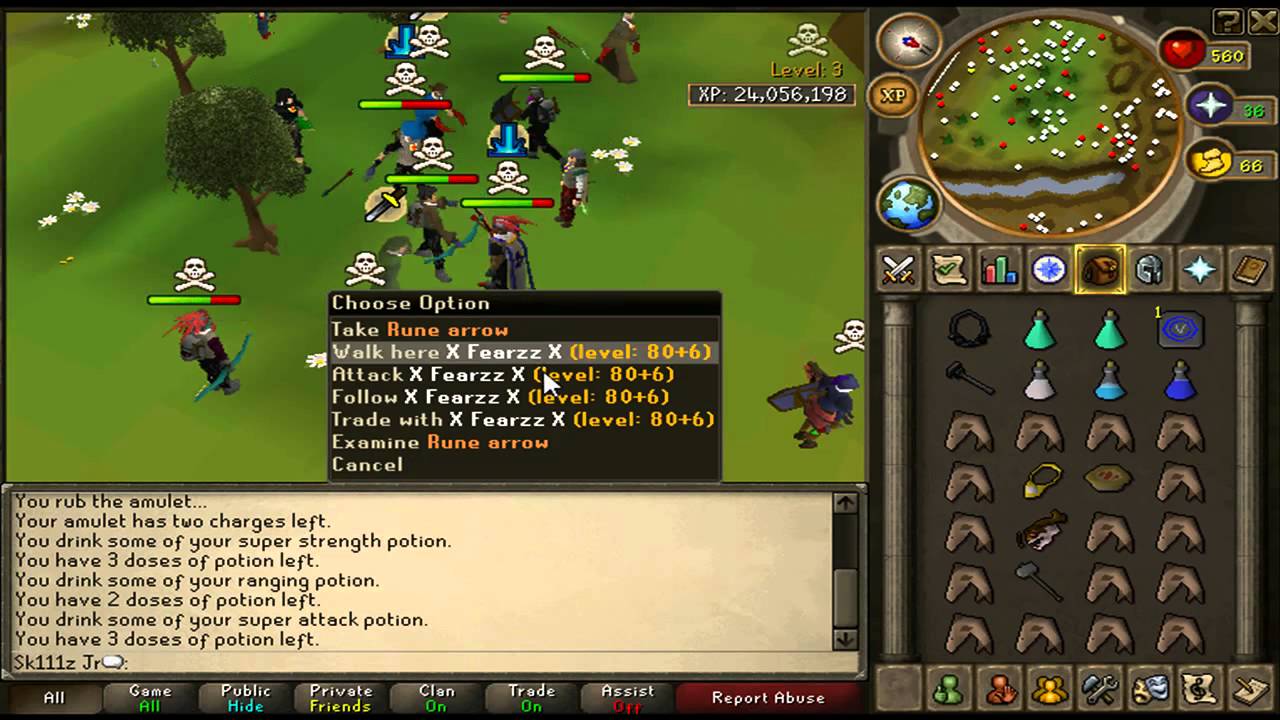 Runescape | Sk111z Jr - 99 Str Pure Pking with Commentary #2 + Updates, DDS, G Maul, Obby Maul