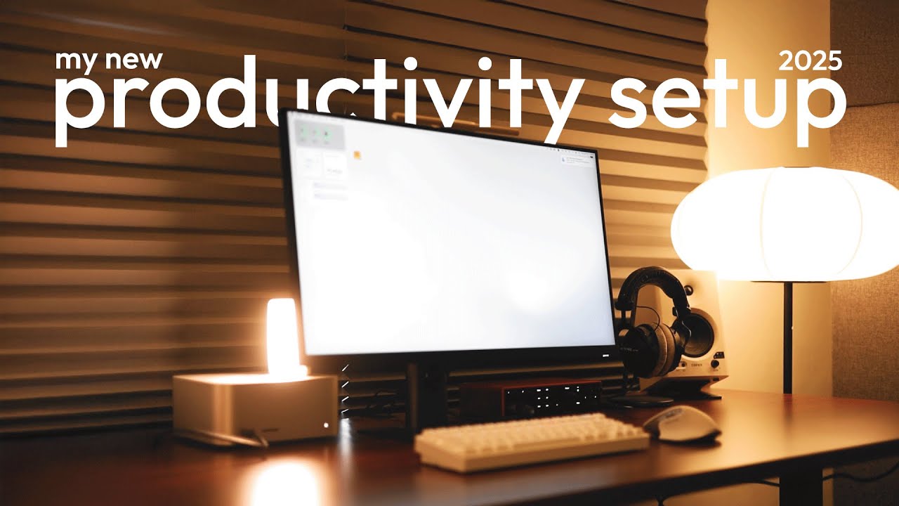 my perfect productive desk setup (2025)