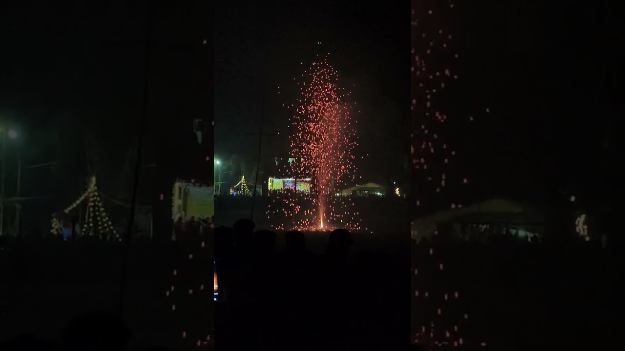 Firecracker show in west bengal.#viral#fireworks #fan #funny #enjoy #westbengal 