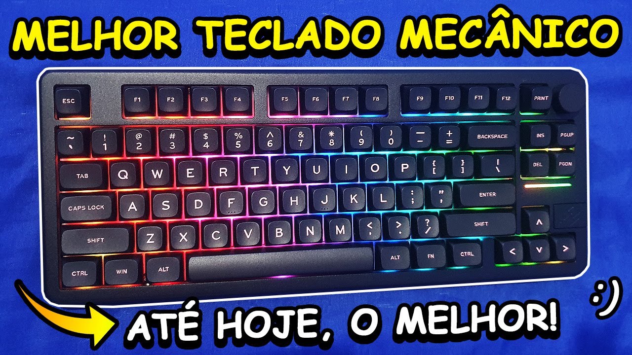 MELHOR TECLADO MECÂNICO PARA 2025 - Epomaker Galaxy70