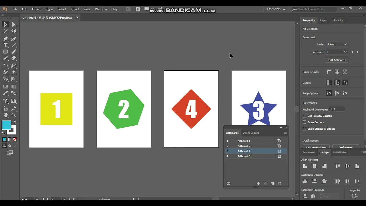 Como mudar ordem das paginas no illustrator (reorganizar pranchetas)