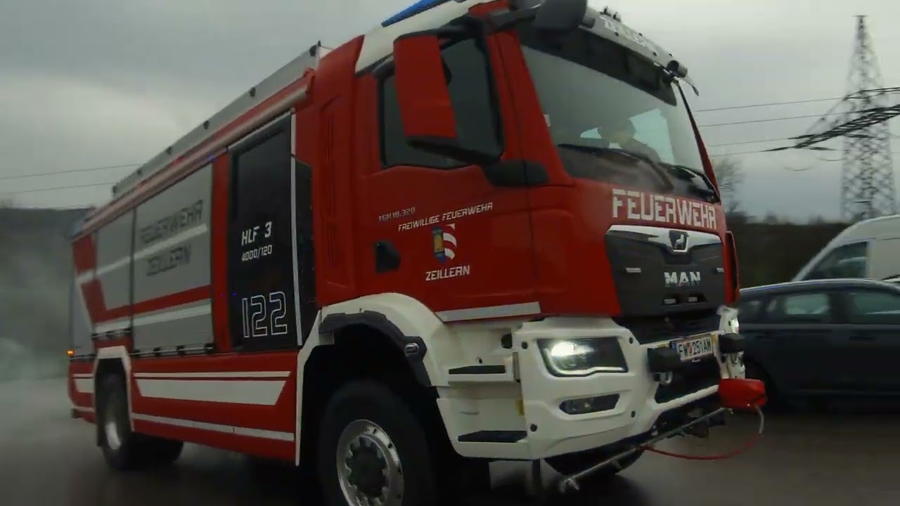 Empfang HLF-3 der FF-Zeillern