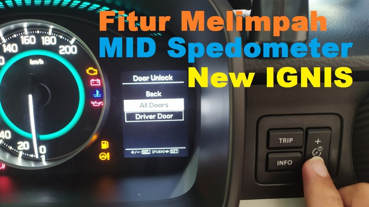 Setting Menu Speedometer NEW IGNIS