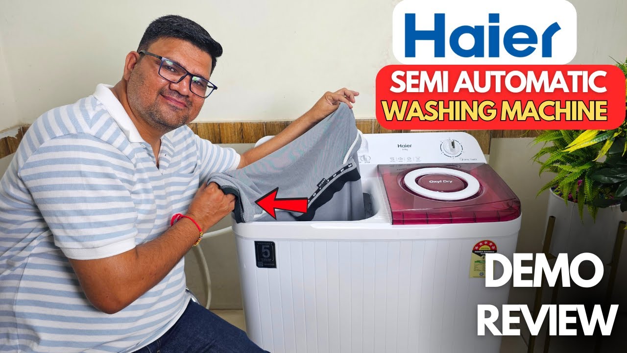Haier Washing Machine⚡Haier Semiautomatic Washing Machine ⚡Haier Semi automatic Washing Machine demo