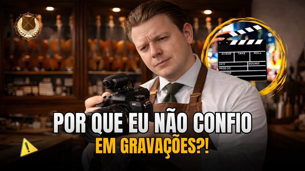 POR QUE EU NÃO CONFIO EM GRAVAÇÕES?!
