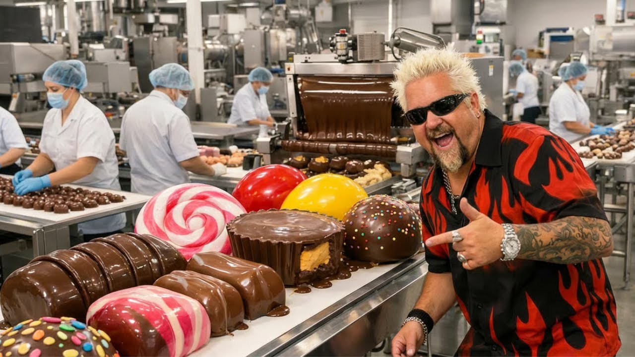 Inside the Chocolate Candy Factory: Guy Fieri’s All-American Sweet Industry (Full Process)