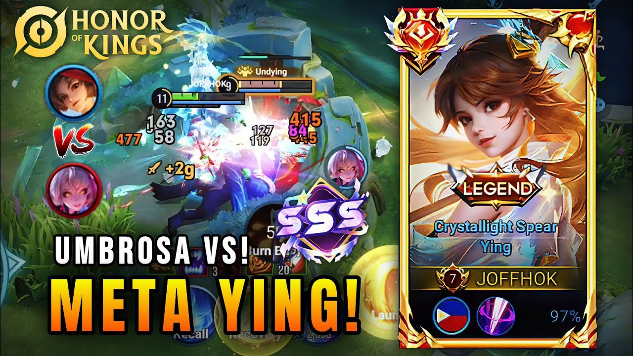 META YING kontra UMBROSA! OP Build + NIESAMOWITA rozgrywka | Honor of Kings #yinggameplay
