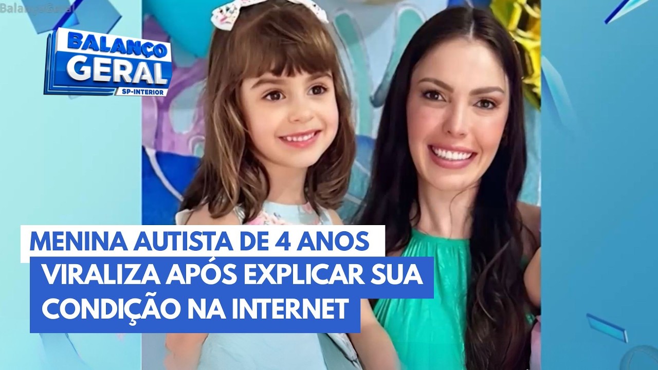Menina autista de 4 anos viraliza ap&oacute;s explicar sua condi&ccedil;&atilde;o na internet