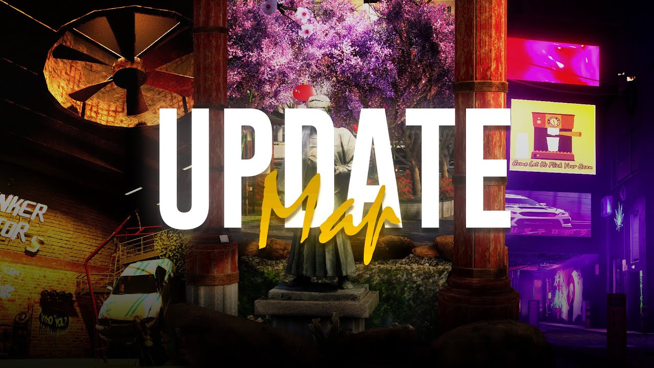 FiveM Map | Update [ Neo Tokyo , Bunker Motors And Legion Square Kyoto
