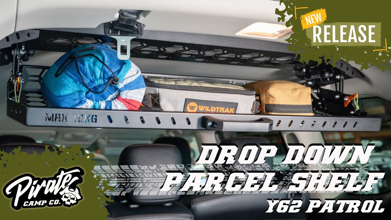 NISSAN PATROL Y62 DROP DOWN PARCEL SHELF How to Install