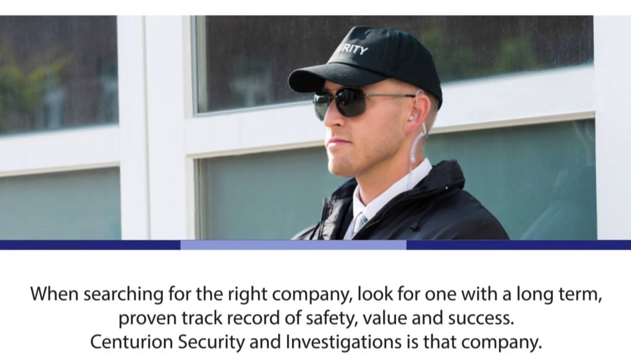 Professional Private Security Services from Centurion Security