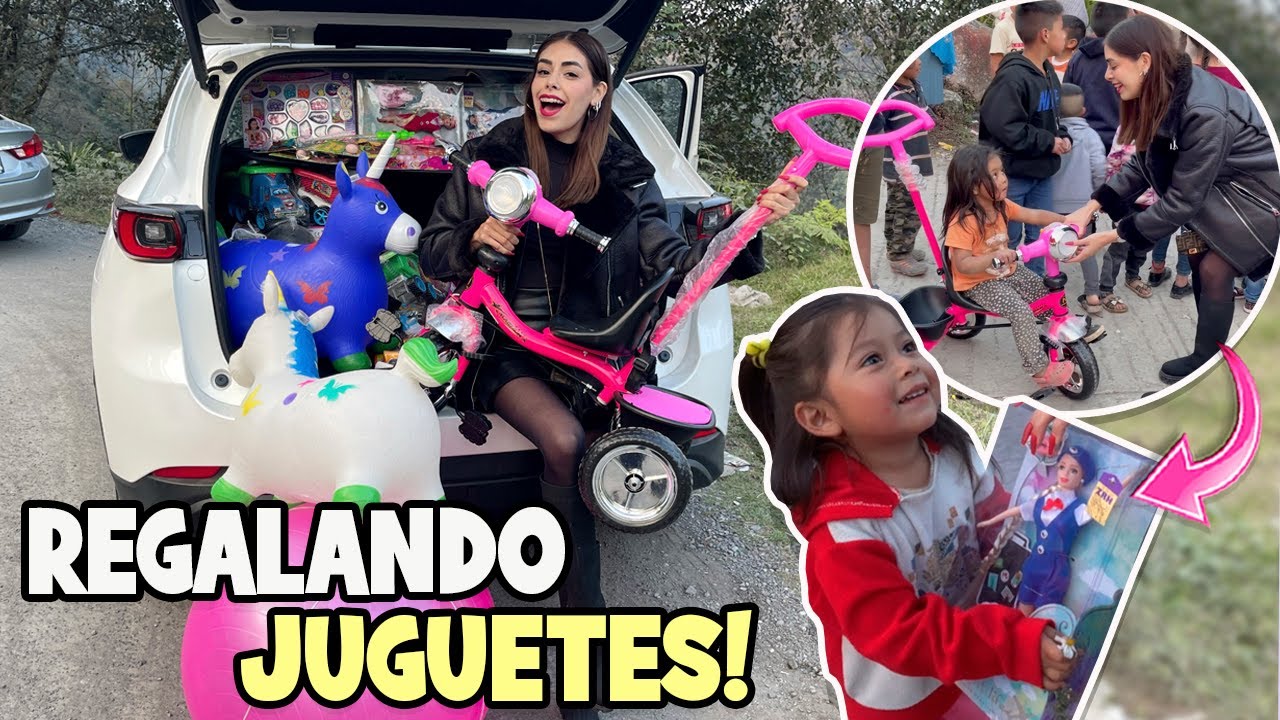 REGALANDO JUGUETES EN LA CALLE pt.8