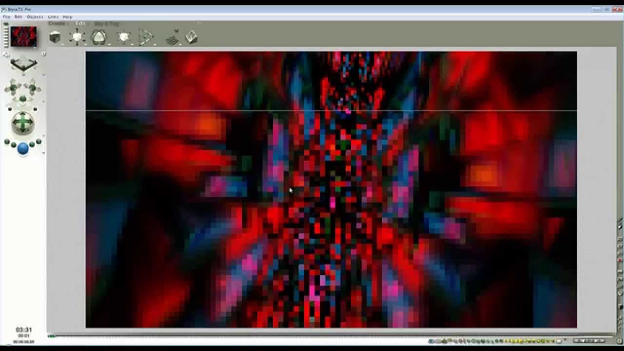 Light sensitive volume material effect - by David Brinnen.