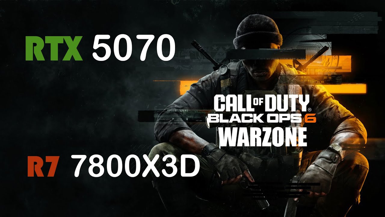 BLACK OPS 6 WARZONE RTX 5070 + 7800X3D 1080P Low COMPETITIVE settings +300 fps