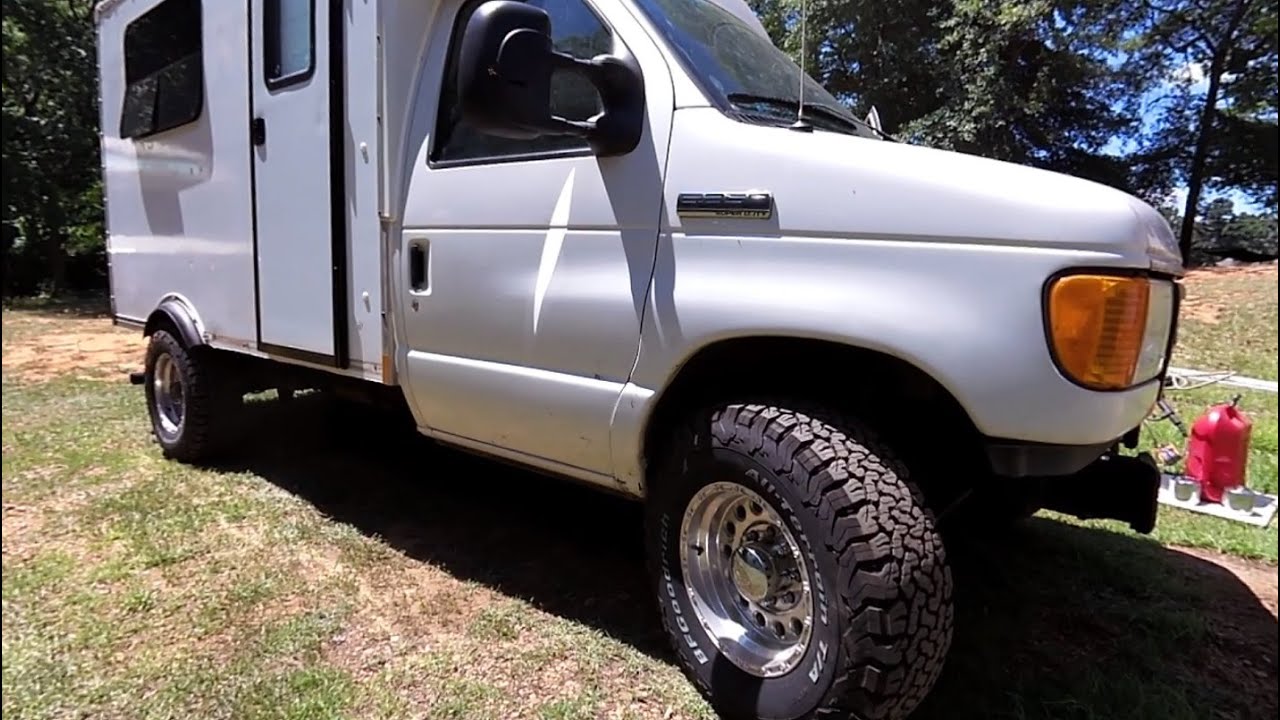 Box Truck Camper Cheap lift kit for ford Econoline E150 E250 E350 32