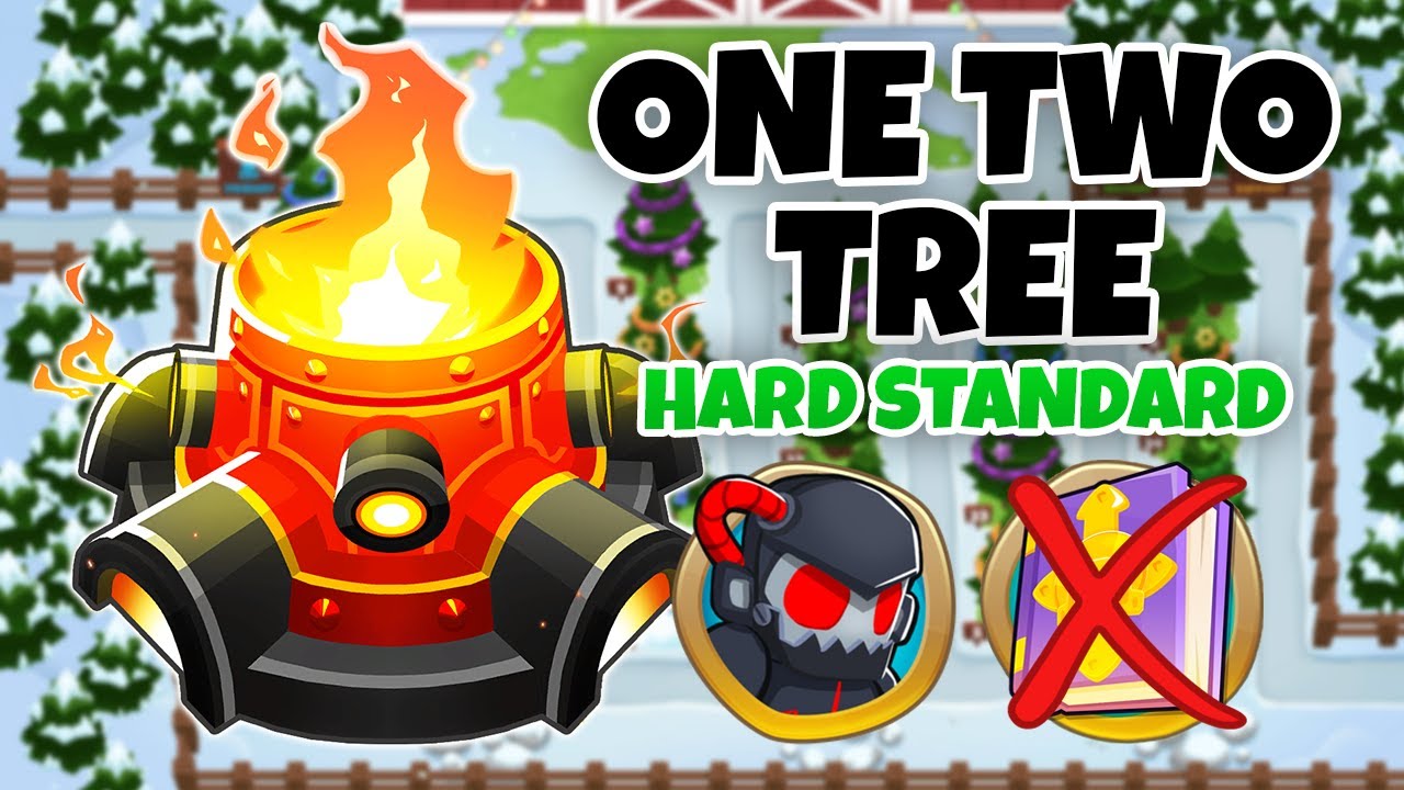 One Two Tree HARD STANDARD Guide | No Monkey Knowledge - BTD6