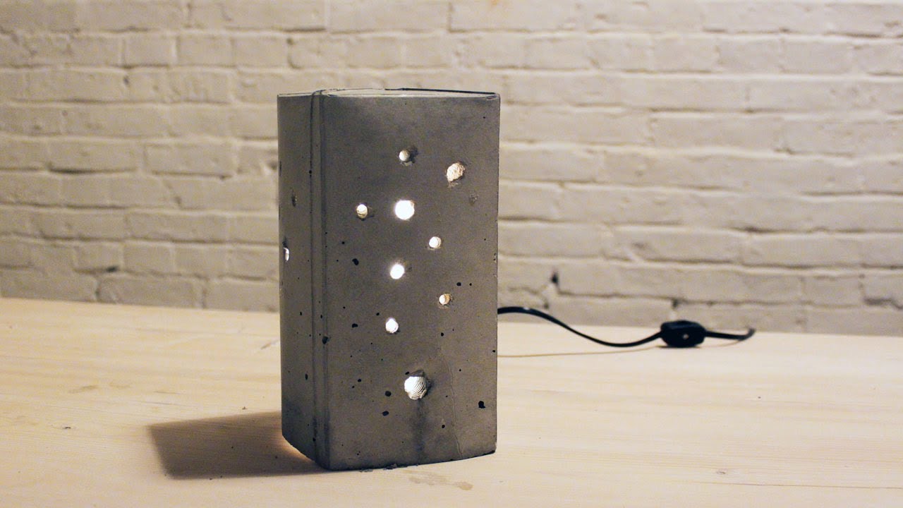 HomeMade Modern, Episode 6 -- DIY Concrete Lamp