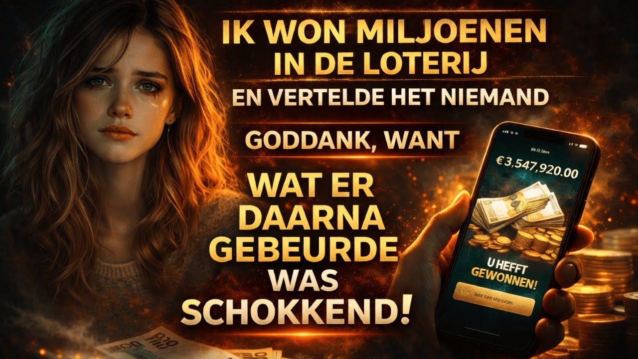 IK WON MILJOENEN IN DE LOTERIJ EN VERTELDE HET NIEMAND - WAT ER DAARNA GEBEURDE WAS SCHOKKEND