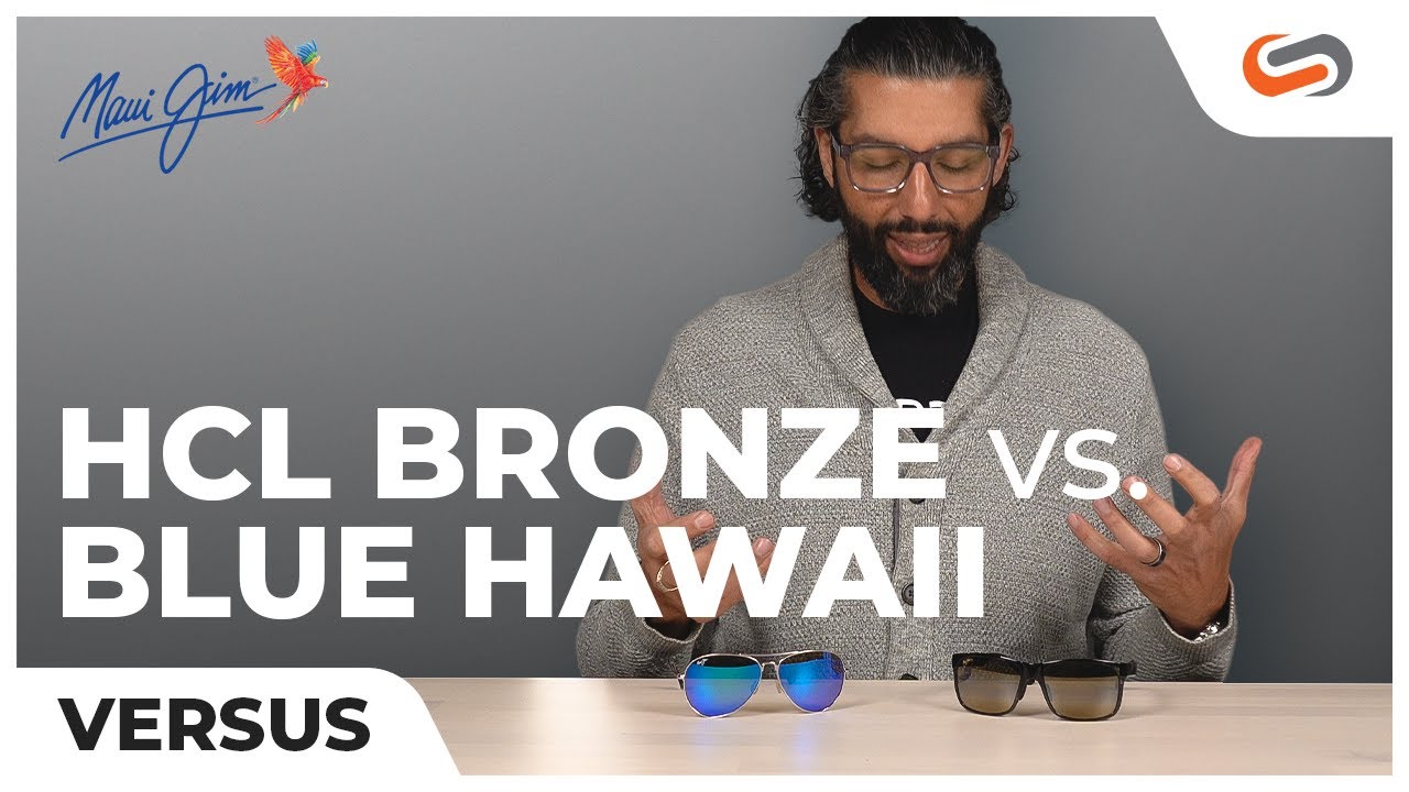 Maui Jim HCL Bronze vs Blue Hawaii Lens | SportRx