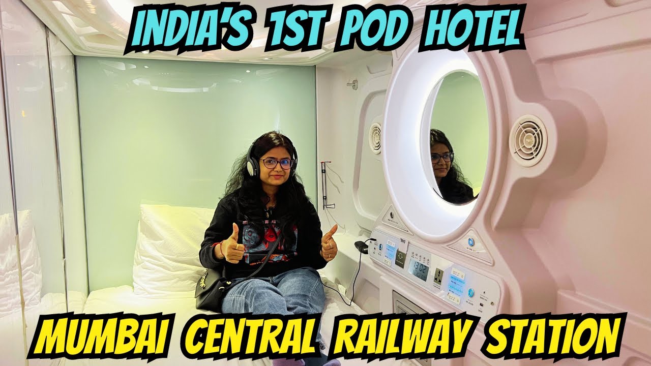 Budgeted Pod Mumbai Railway Station |Irctc Waiting Lounge |Sleeping Pod | India's 1st Capsule Hotel
