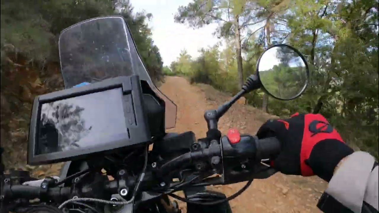 Yamaha Tenere XT660Z RAW adventure Roadbook Riding