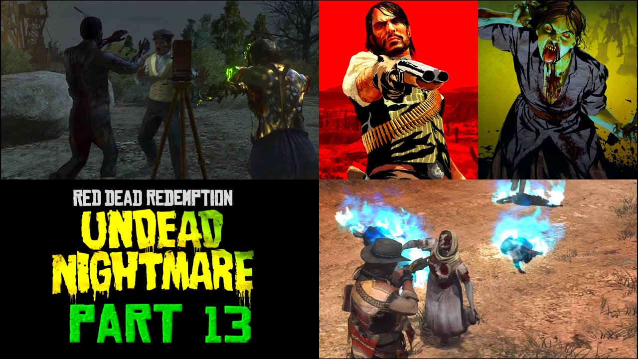 Red Dead Redemption 1 - Undead Nightmare - PS4 - 100% Platinum Walkthrough - Sharpshooter - Part 13