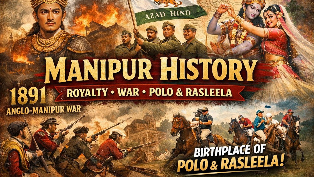 मणिपुर कैसे भारत का पूर्ण राज्य बना ?🤔 War , INA And Merger  Story Of Manipur || #manipur #ina 