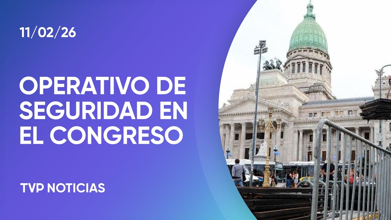Marcha contra la reforma laboral: megaoperativo de seguridad
