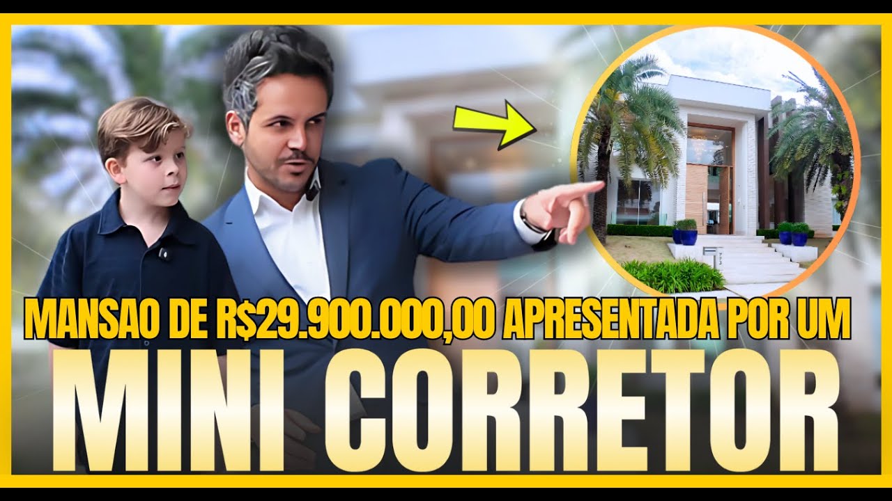 Mansão de R$ 29.900.00,00 Milhões em Alphaville- Apresentada por um Mini Corretor | Vlog 28