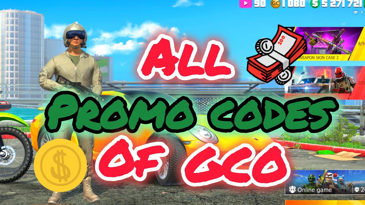 All Promo Codes of Grand Criminal Online|GCO