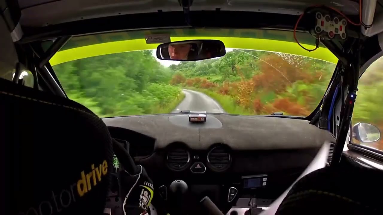 Argyll Rally 2023, SS9 Loch Fyne 1, 10th Fastest, Archie Swinscoe & Jane Nicol, Opel Adam R2