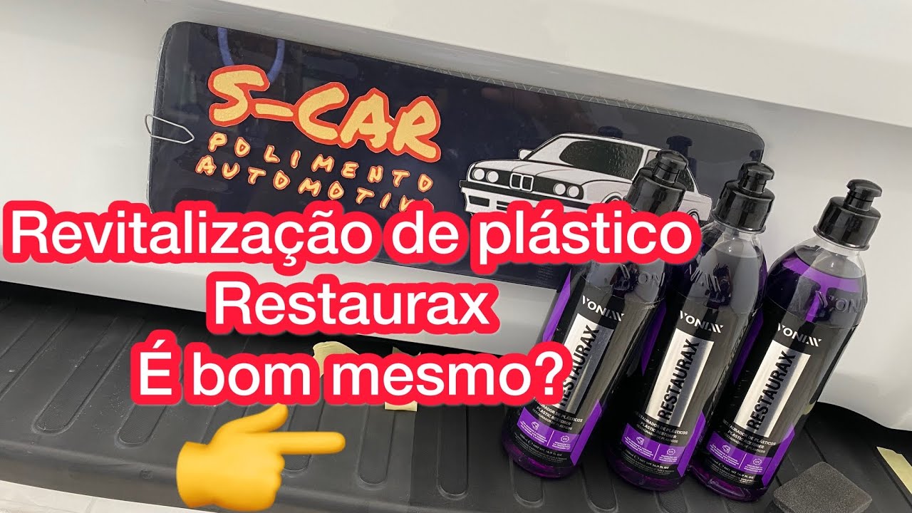 Revitaliza&ccedil;&atilde;o de pl&aacute;stico como fazer com o Restaurax Vonixx