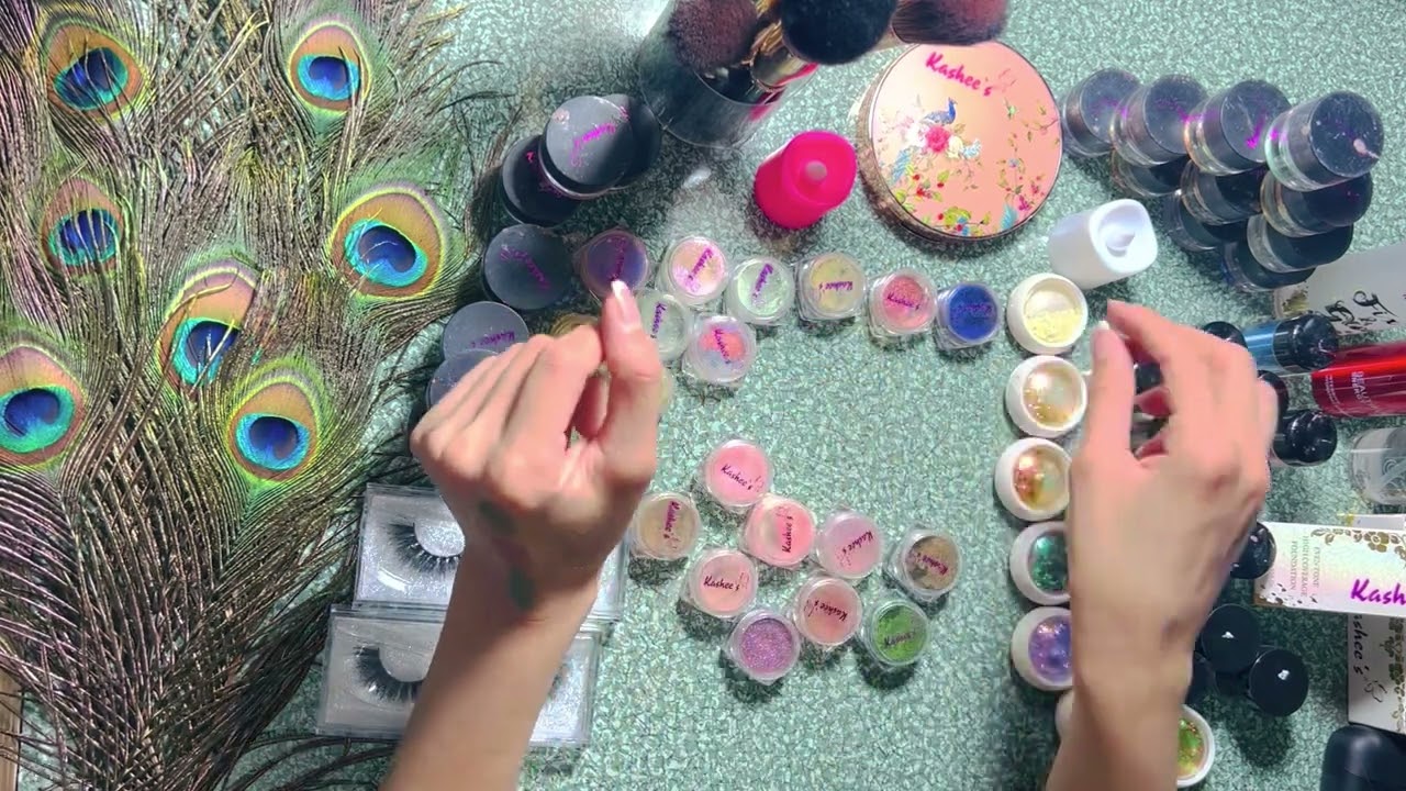 Kashee’s All glitters . Detail video about colours and numbers .