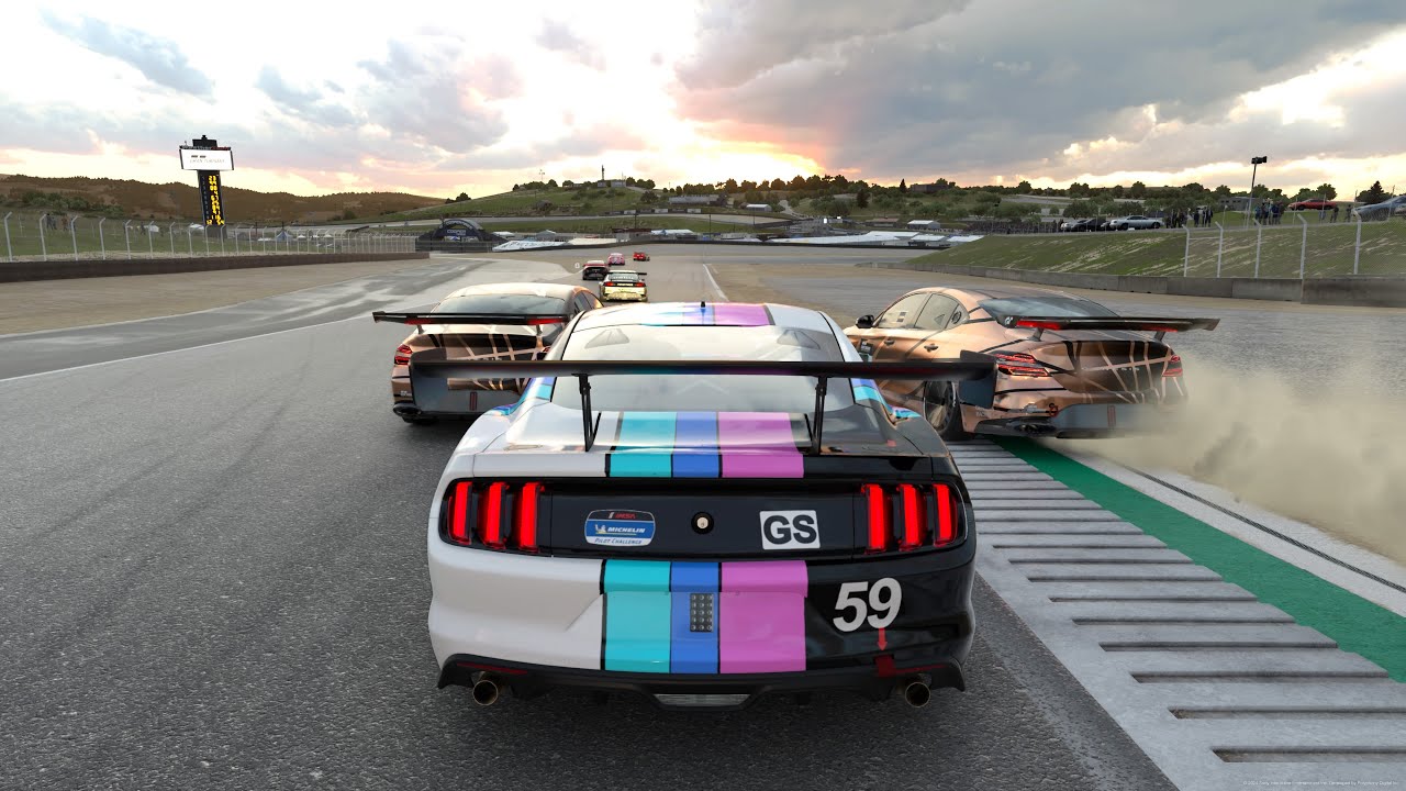 Gran Turismo 7 | Daily Race B | WeatherTech Raceway Laguna Seca | Ford Mustang Group 4