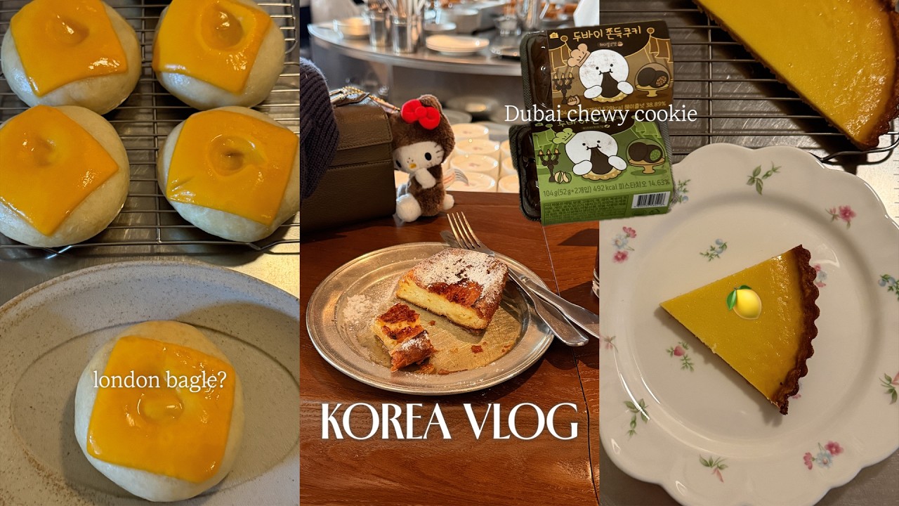 후메잌디스 잇츠미🍋후식은 두쫀쿠🧆｜레몬파이,감자베이글,파스트라미샌드위치