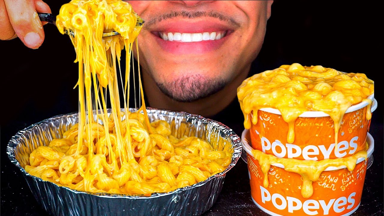 ASMR CHEESIEST MAC & CHEESE MUKBANG 먹방 STIRRING EATING MACARONI AND CHEESE NO TALKING JERRY