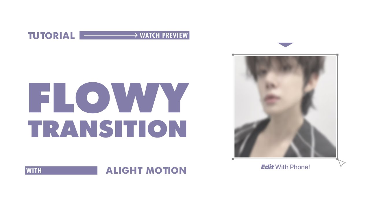 Flowy Zoom Transition with Alight Motion | Alight Motion Tutorial ☆
