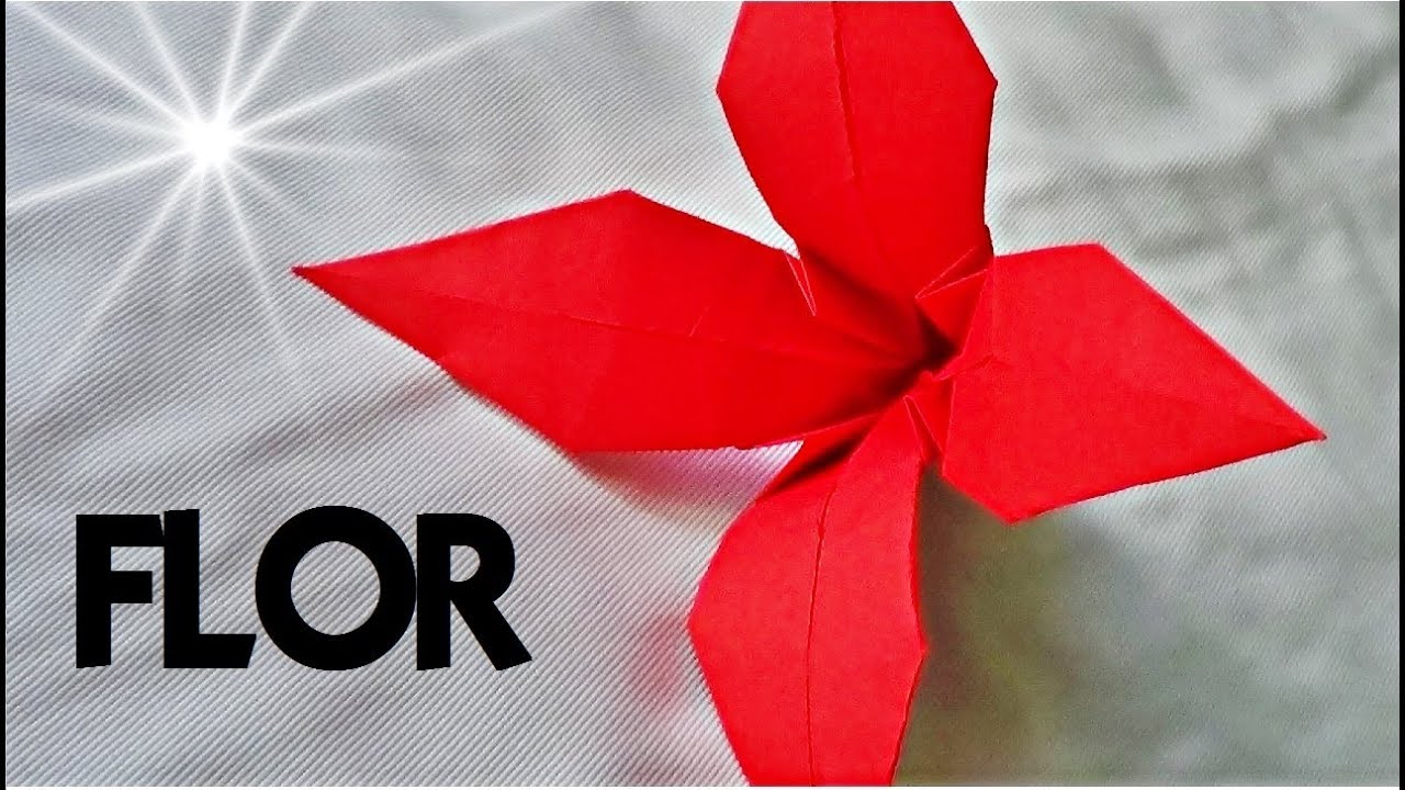 Cómo hacer una FLOR de Papel - Origami