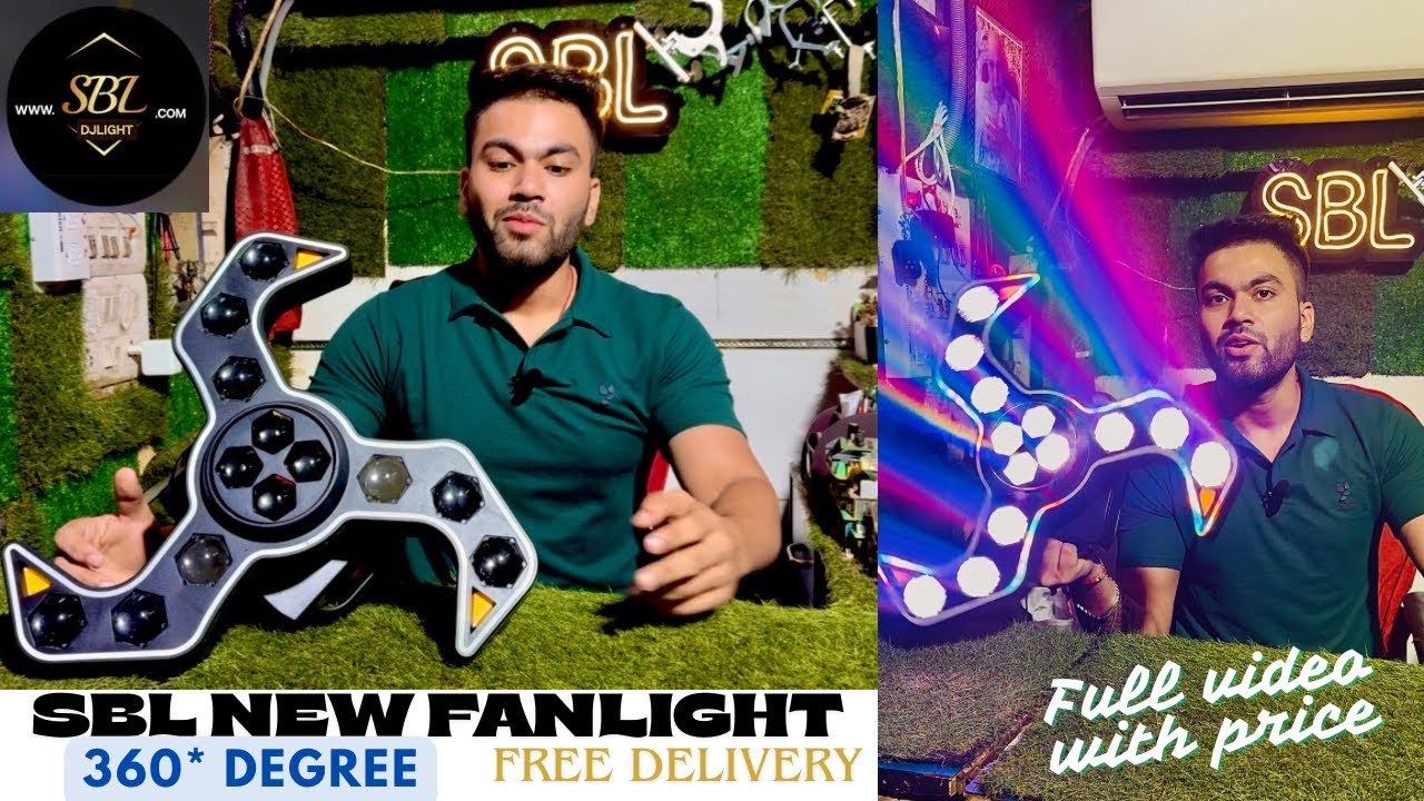 SBL NEW 13 led FAN WHEEL @RS9*** FREE SHIPPING | DJ Light | FULL VIDEO WITH PRICE
