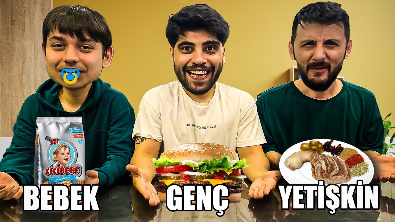 BEBEK, GENÇ veya YETİŞKİN YEMEK YARIŞMASI!? 👶👦👴