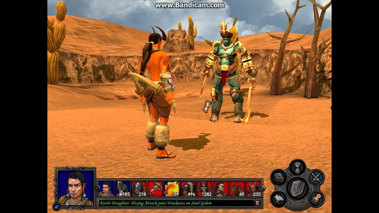 Heroes Of Might And Magic 5  Tribes Of The East Stronghold VS Academy Battle