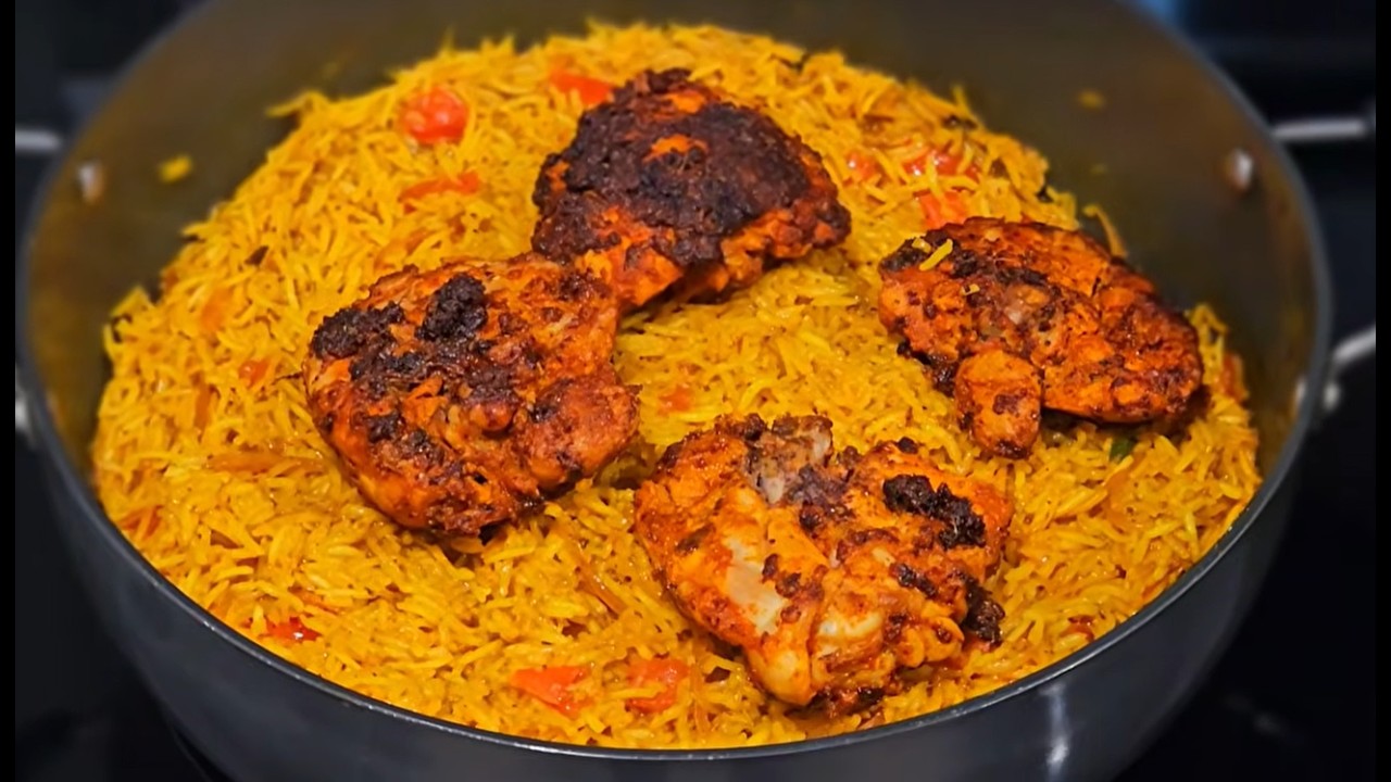 Tandoori Chicken & Spiced Rice | Restaurant Style at Home