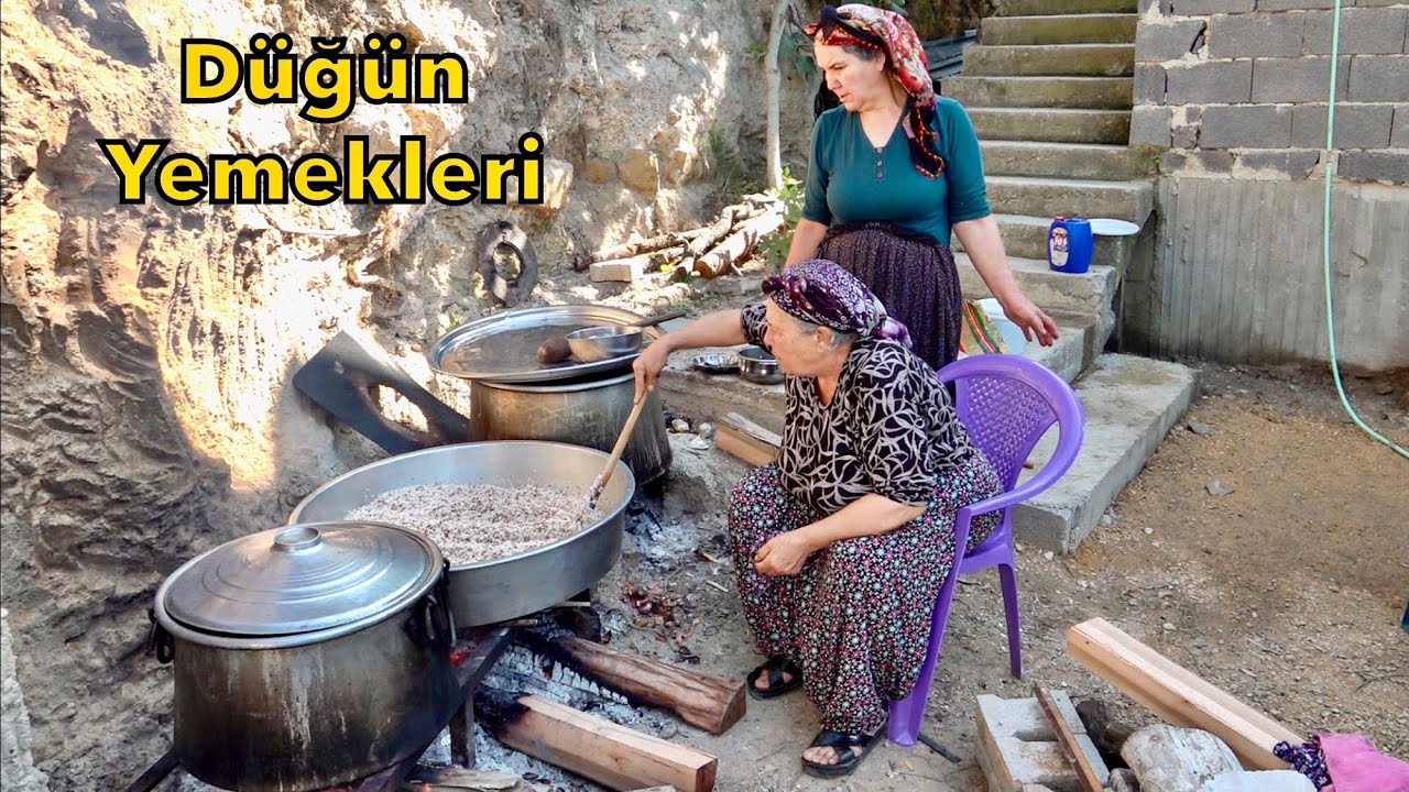 Elif Teyze  Düğün Yemeklerini En Güzel Ben Yaparım Dedi !!! 😋