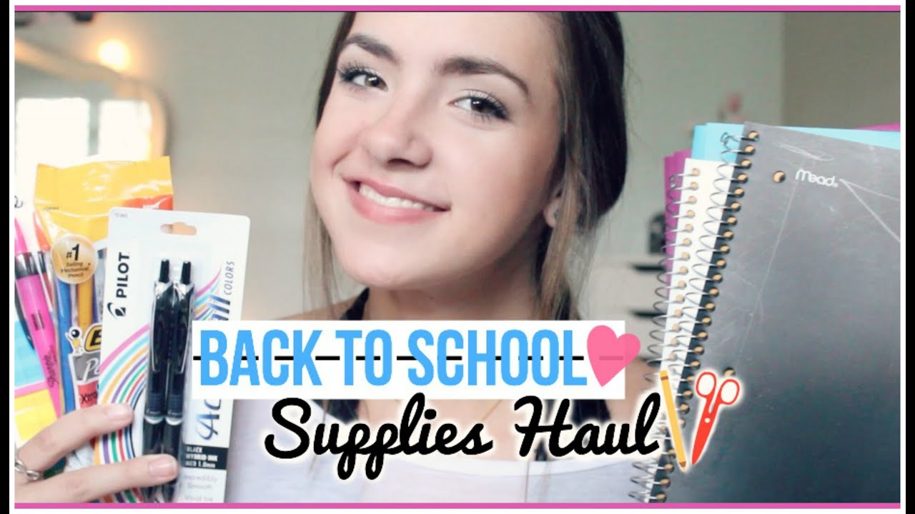 Back to School Supplies Haul + Organization!
