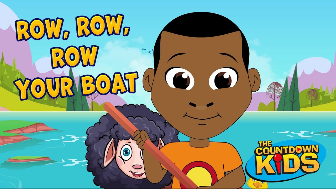 Row, Row, Row Your Boat - The Countdown Kids | Kids Songs & Nursery Rhymes | Lyric Video
