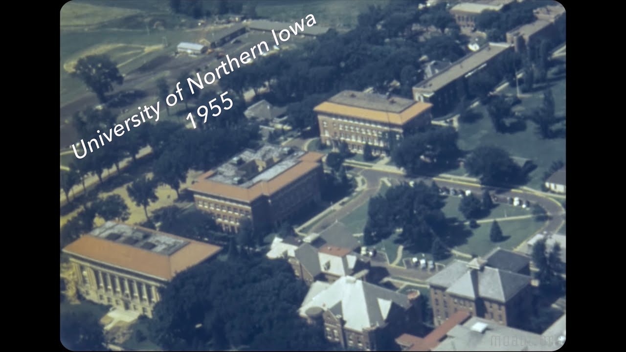 University of Northern Iowa - Campus Tour - 1955 16mm Kodachrome